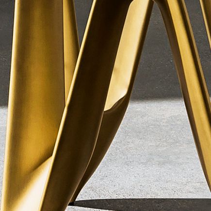 Imagen de Detalle Mesa de Comedor Ovalada Lambda