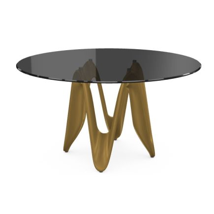 Round Glass Dining Table 'Lambda' | Procomobel