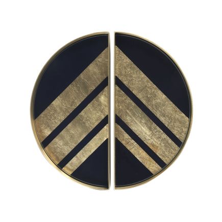 Glass Tray 'Chevron' | Procomobel
