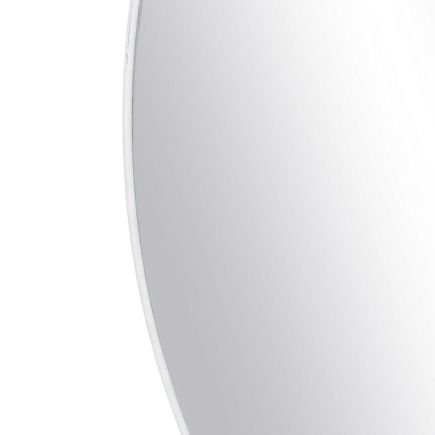 Imagen de Detalle Marco Espejo Metal Blanco Benjamín