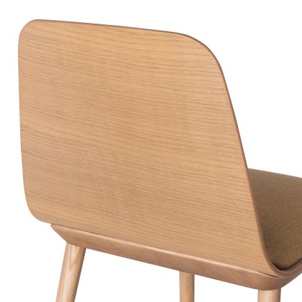 Buy Online Wooden Chair with Pad Upholstery 'Bisell' at Procomobel