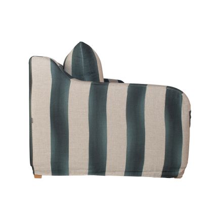 Green Striped Sofa 'Bill' | Procomobel