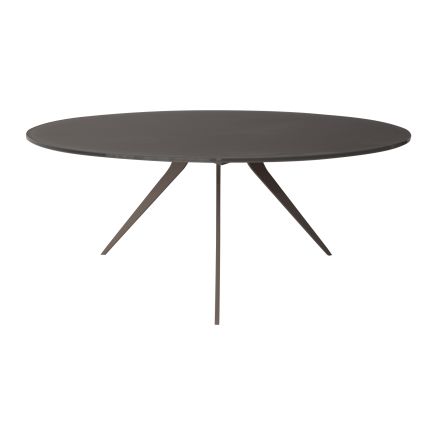 Large Coffee Table Steel and Glass 'Noether' | Procomobel