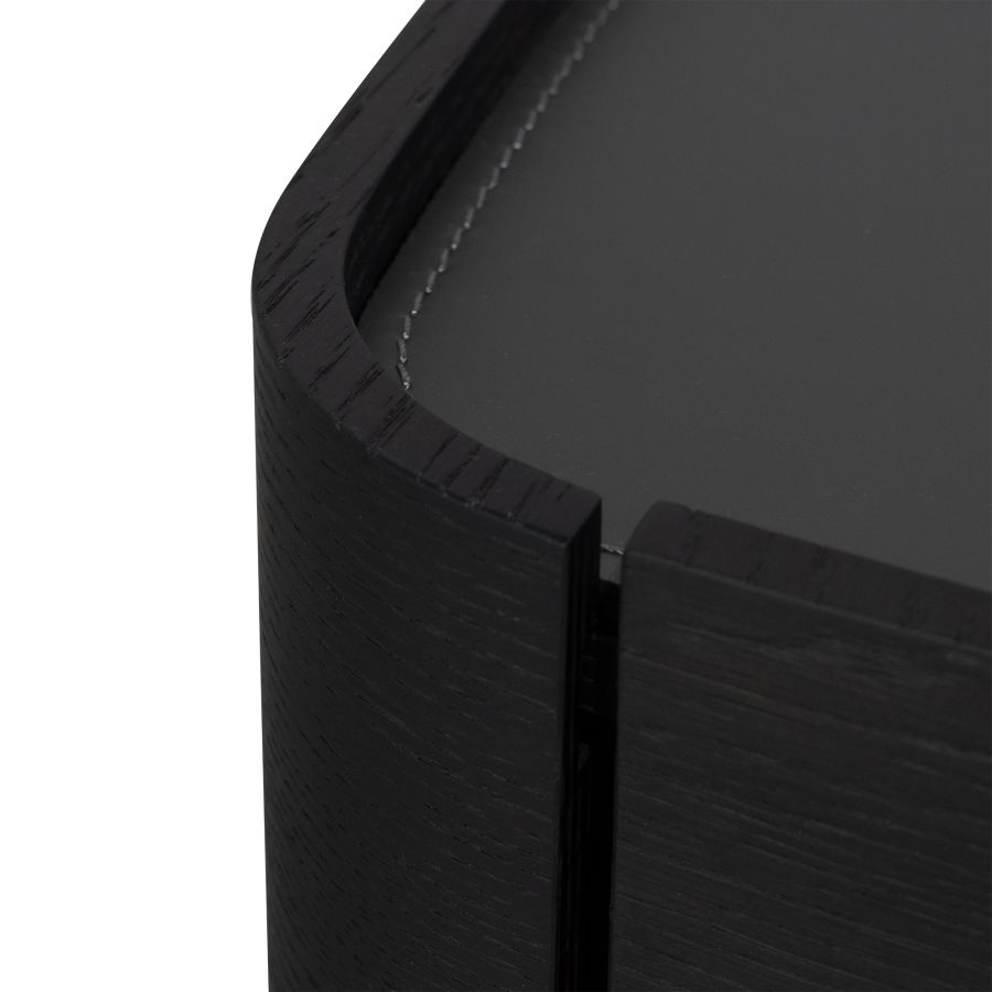 Bedside Table 2 Drawers 'Norman'