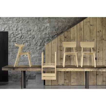 Foto en Ambiente Silla Comedor Roble EX1