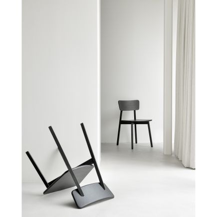 Ambiente Silla de Salon en Roble Negro Casale