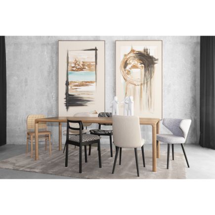 Foto en Ambiente Silla de Comedor Tapizada Elsa