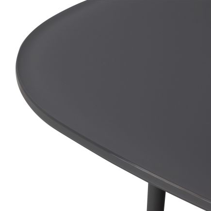 Imagen de Detalle Sobre Mesa Centro Mediana Acero y Vidrio ‘Douglas’