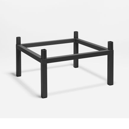Vista Frontal Kit High para Mesa Cube. Color de la Estructura: Antracite / Tamaño (cm): añade 33.5cm a Cube 70