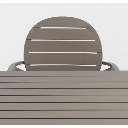 Mesa Comedor de Exterior ‘Cube’ Conjunto Tortora