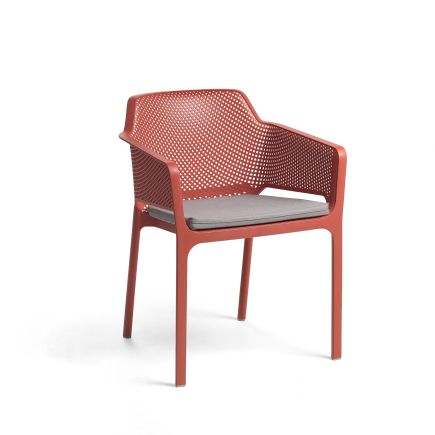 Silla Exterior ‘Net’ Corallo