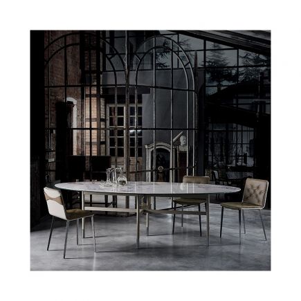 Mamol Glamour Oval Table | Procomobel