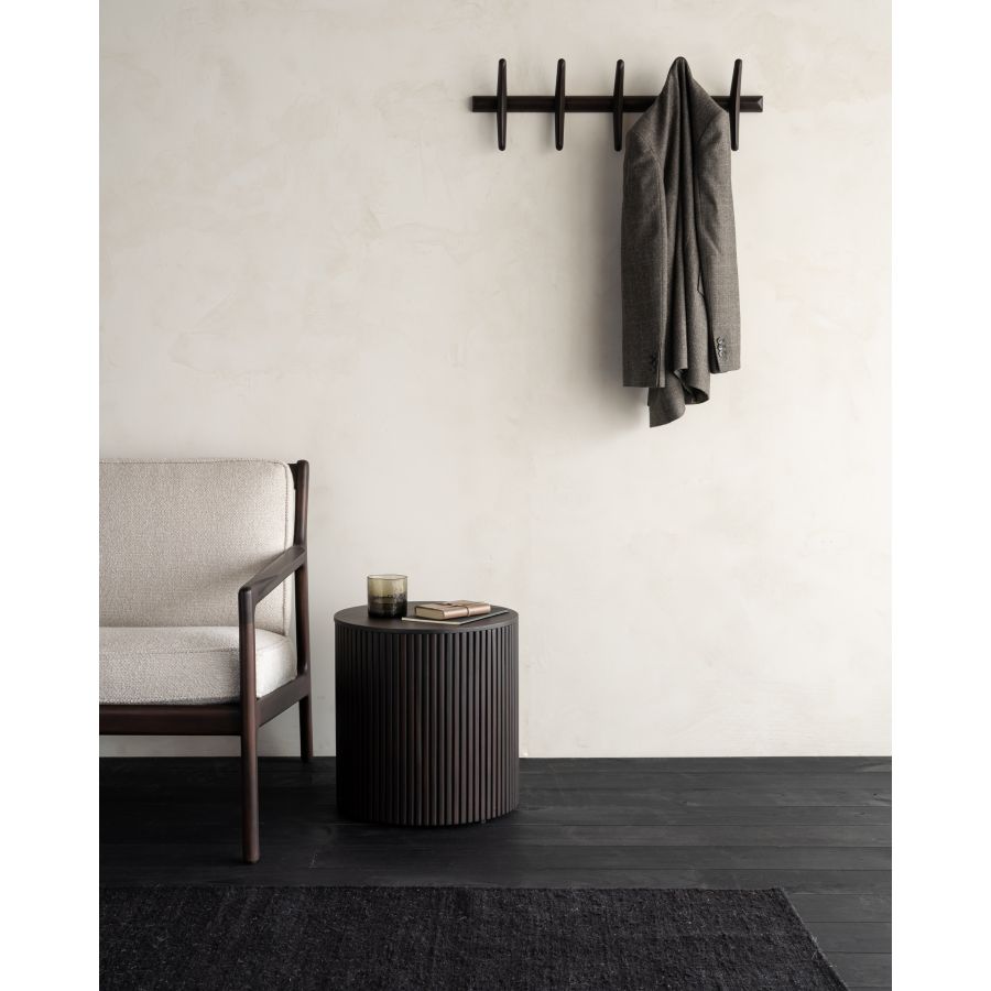 Sillón Madera Caoba Tapizado ‘Jack’