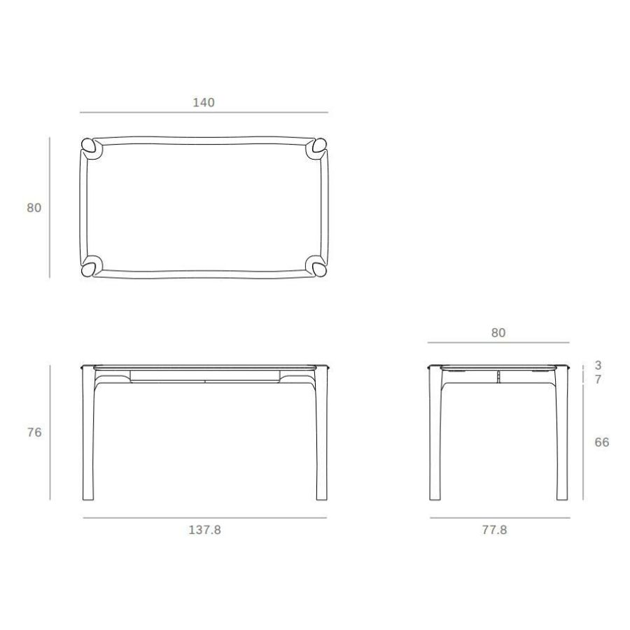 Mesa Comedor Roble ‘Pi’