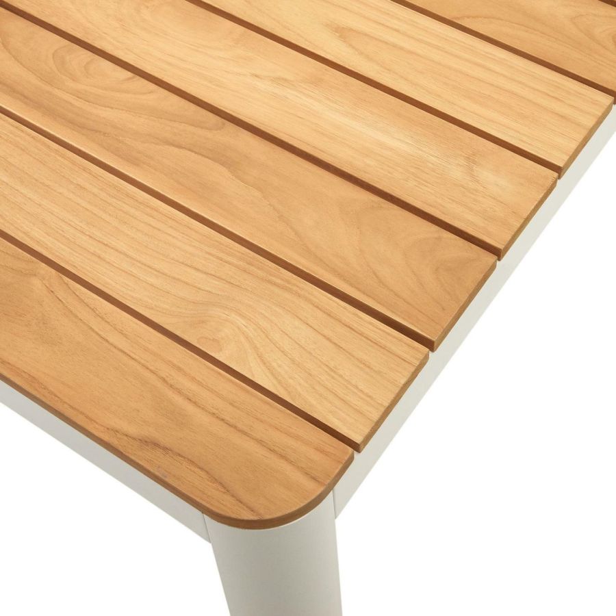 Mesa Exterior Teca y Aluminio 160 cm ‘Bona’