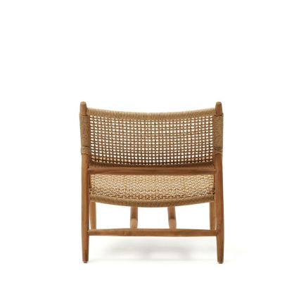 Vista Trasera Sillón de Exterior Mimbre Codolar