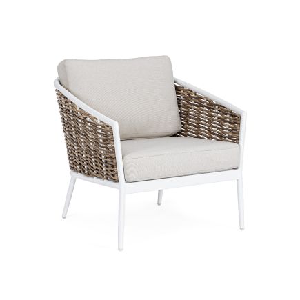 Conjunto Exterior Sofá y dos Sillones ‘Vis’ escorada