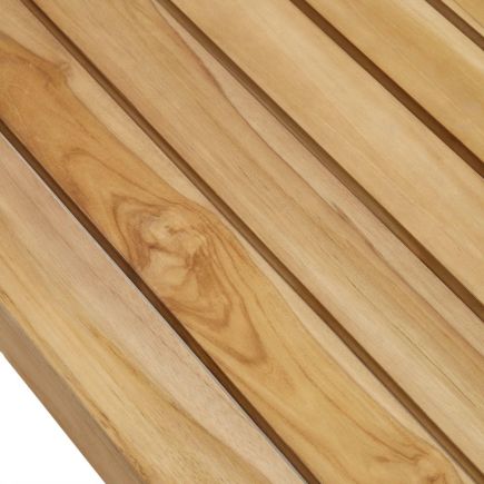 Imagen de Detalle Sobre Mesa Centro Exterior de Teca Forcanera
