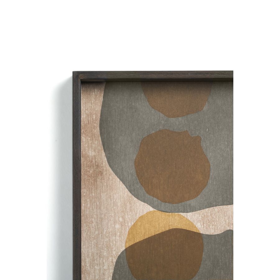 Layered Dot Square Glass Tray