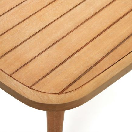 Imagen de Detalle Mesa de Comedor Exterior Madera Maset
