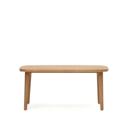 Vista Frontal Mesa de Comedor Exterior Madera Maset Pequeña