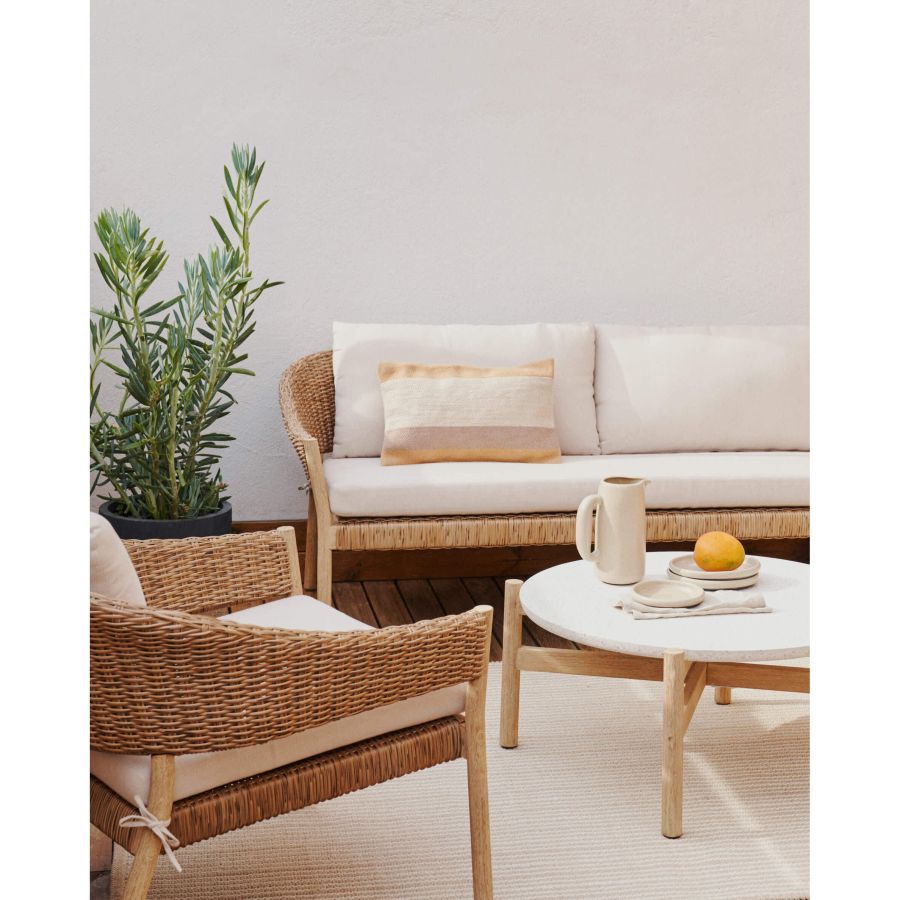 Set of 2 Seater Sofa and 2 Armchairs 'Pola'