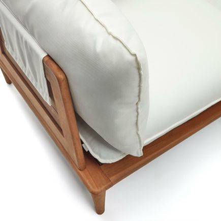 Imagen de Detalle Tejido Set Modular Exterior Madera de Teca Portitxol