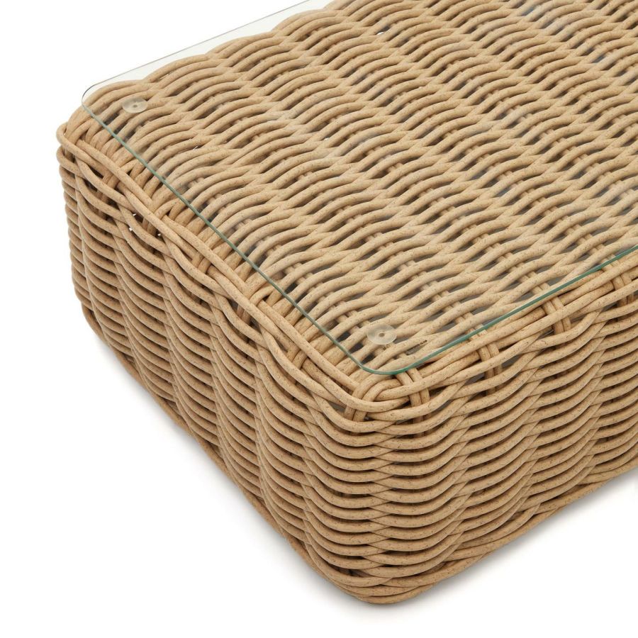 Outdoor Rattan Table 'Portlligat'
