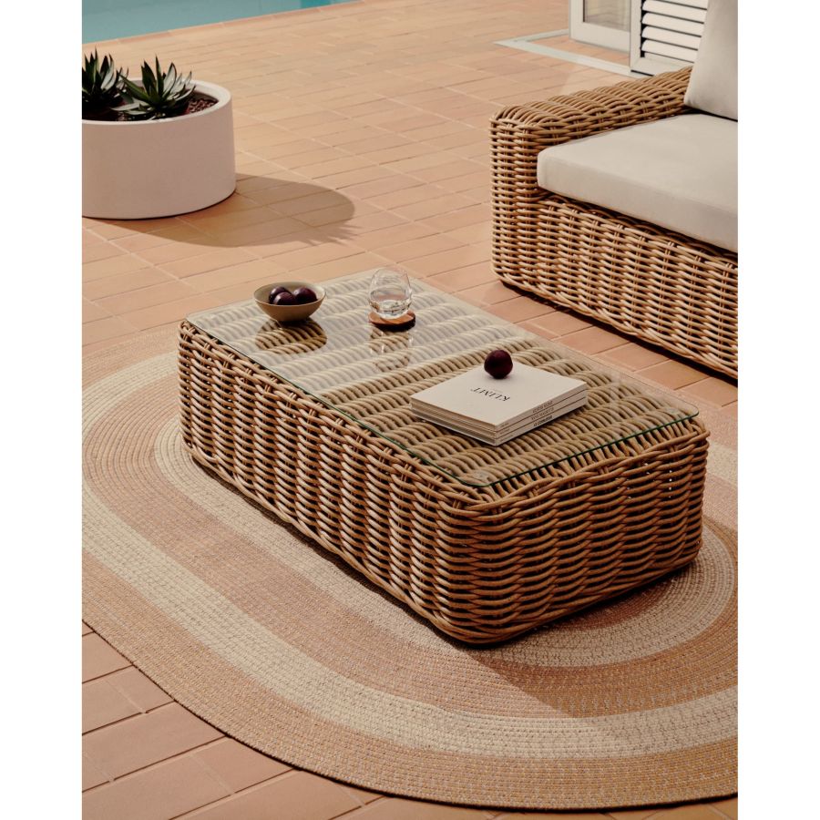 Outdoor Rattan Table 'Portlligat'