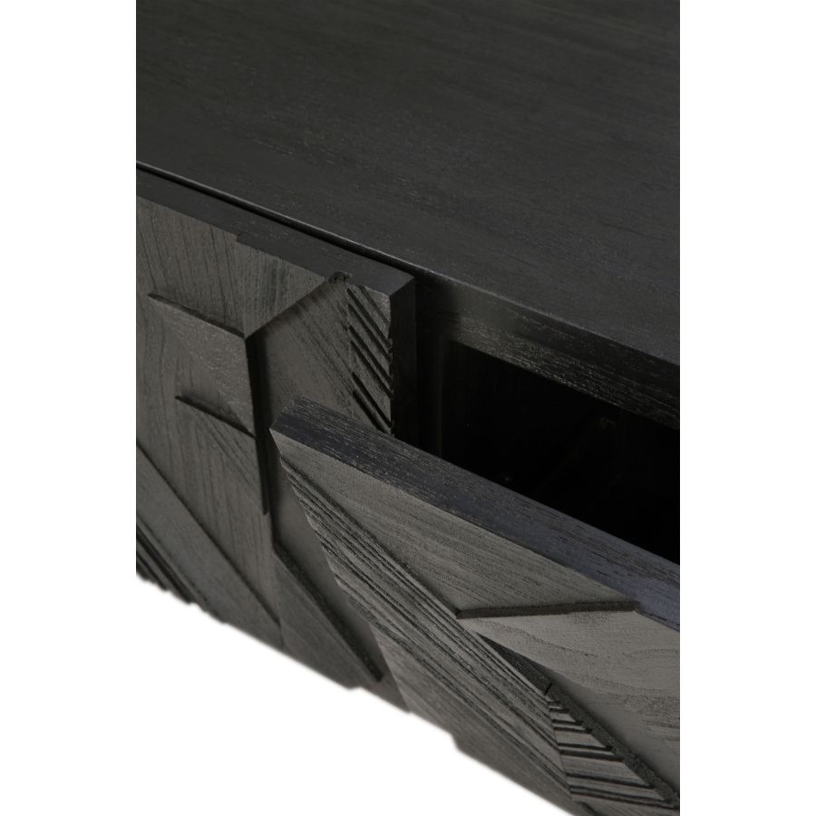 Black 'Graphic' TV cabinet