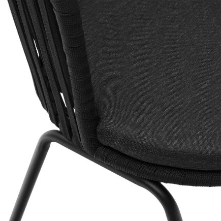 Silla Exterior Cuerda y Acero Saconca