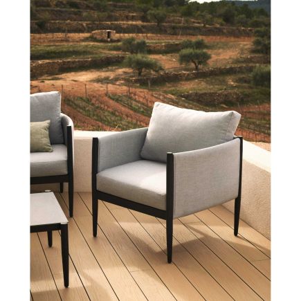 Foto en Ambiente Sillón Set Exterior Metal Satuna