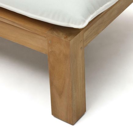 Imagen de Detalle Pata Tumbona Madera de Teca Forcanera