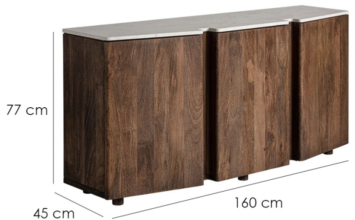 Wood and Mango 'Corre' Buffet