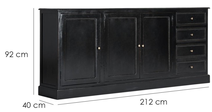 Vitrina Modular Inferior Madera ‘Thery’