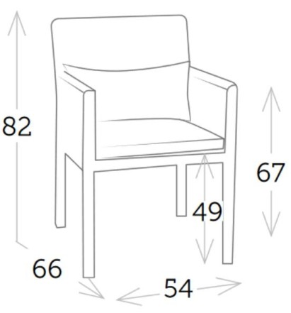 Outdoor Dining Armchair 'Azafrán'