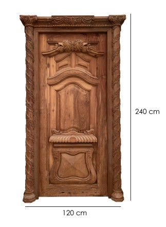 Antique Teak 'Manjra' Door'