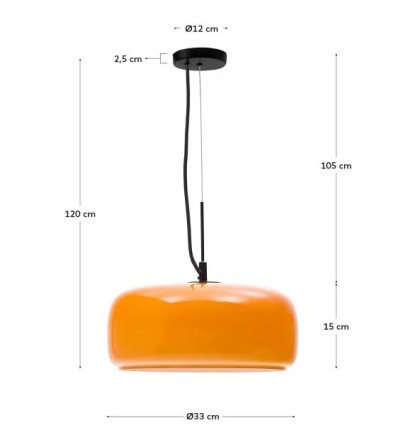 Crystal Ceiling Lamp 'Reig'