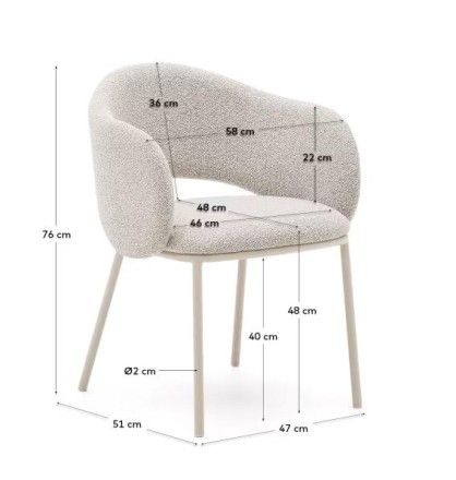 Silla de Comedor Chenilla ‘Maina’