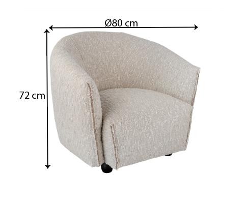 Blake' Upholstered Armchair'