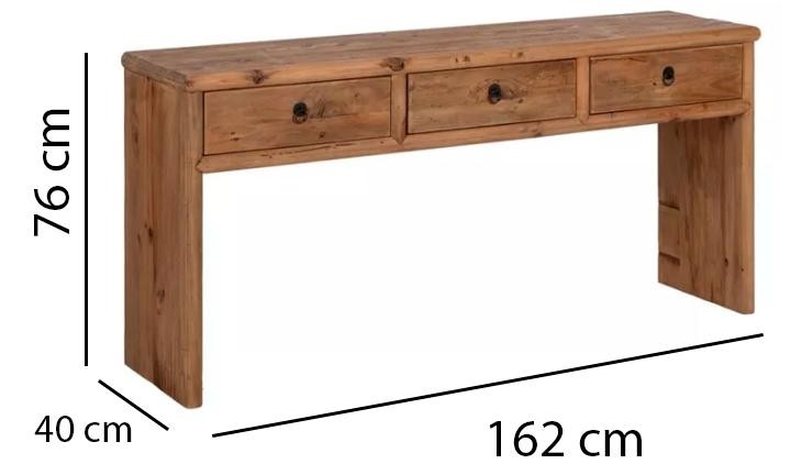 Natural Pine Console 'Centen'
