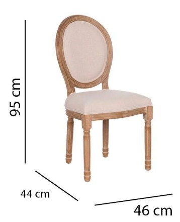 Classic Mediterranean style 'Isamel' Chair'