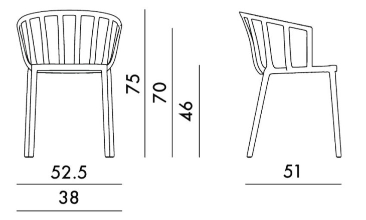 Venice' Outdoor Chair