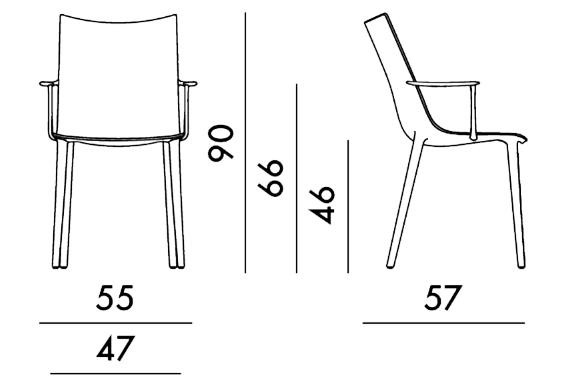 Outdoor Dining Chair 'H.H.H.'