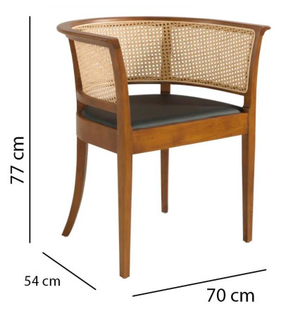 Atenea' polypropylene rattan chair