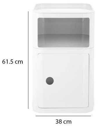 Componibili Classic 'Big' 1 door drawer unit