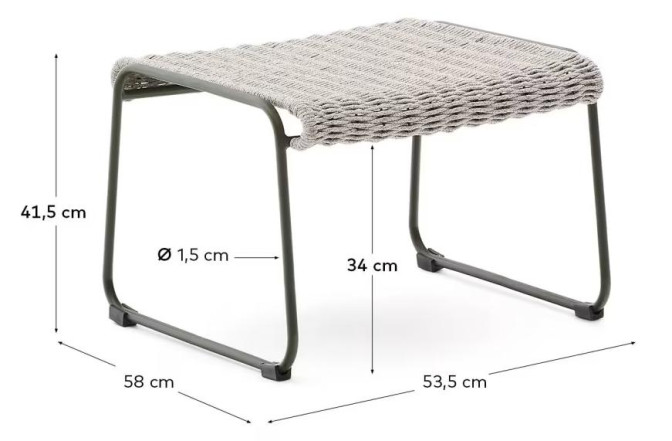 Maurina' Outdoor Footrest'