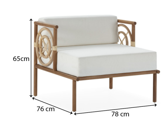 Sillón Madera Exterior ‘Joshua’