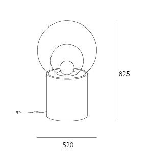 Large Floor Lamp 'Boule