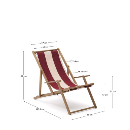 Outdoor Folding Hammock Stripes 'Vilara'